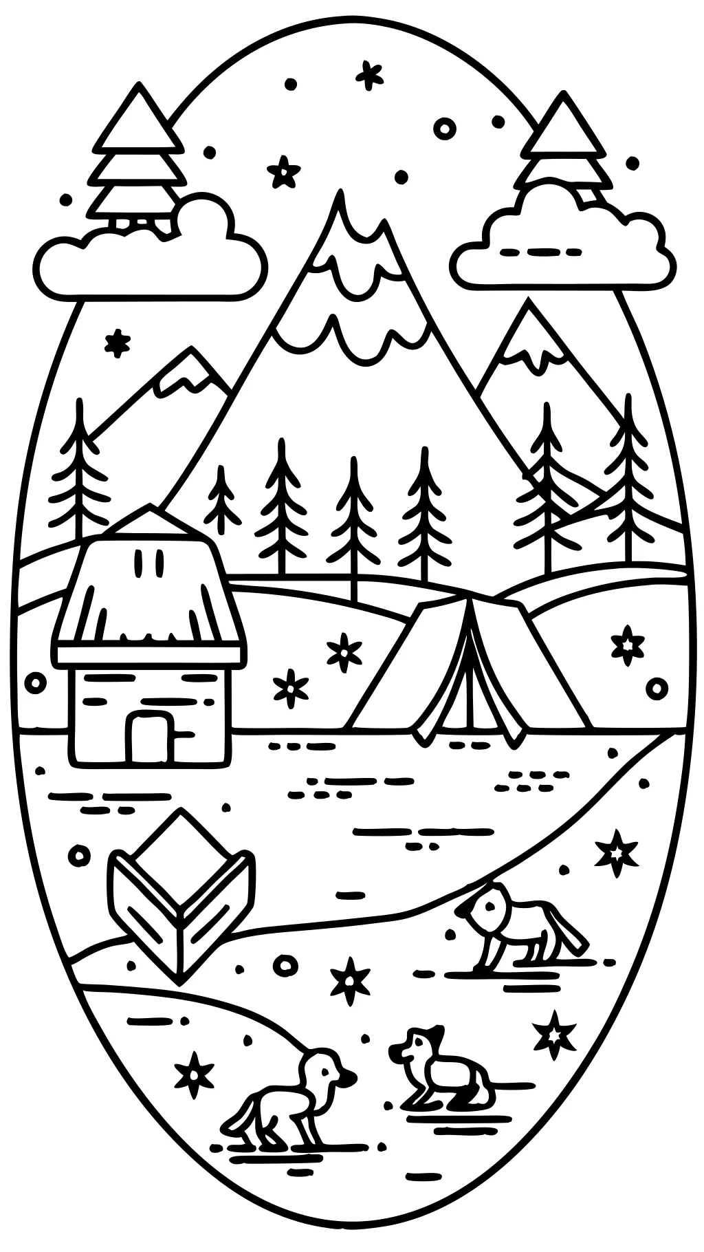 camp coloring pages